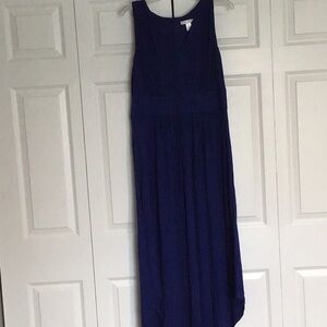 Sleeveless Royal Blue Maxi Dress - Brand:
